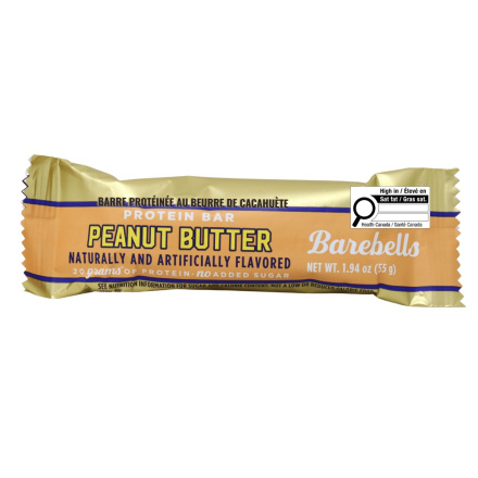 Barebells Protein Bar Peanut Butter Front