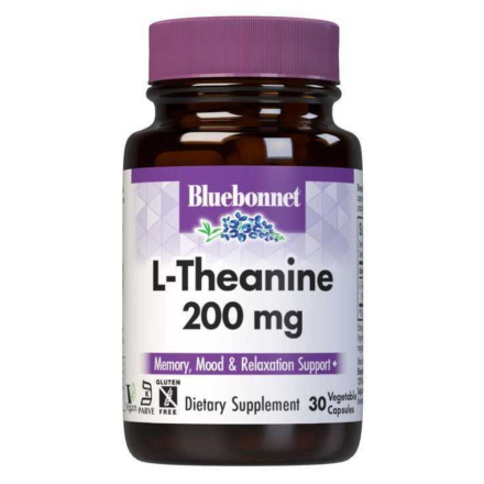 Bluebonnet Nutrition L-Theanine 200mg Front