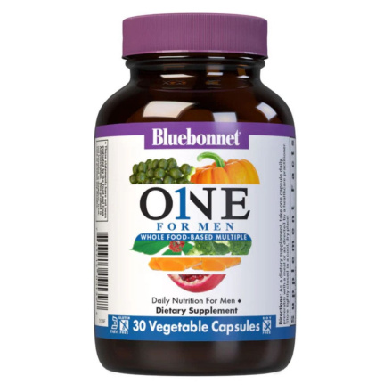Bluebonnet One For Men Whole Food Based Multiple Dietary Supplement Canada Front
