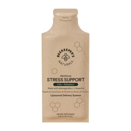 Beekeeper’s Naturals Propolis Stress Support Liposomal Packet Canada Front