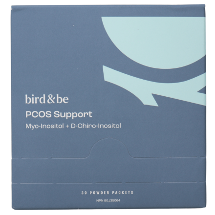 Bird&Be Daily Powder Packs PCOS Support Supplement front