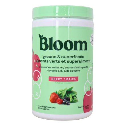 Bloom Nutrition Greens & Superfoods Berry Front