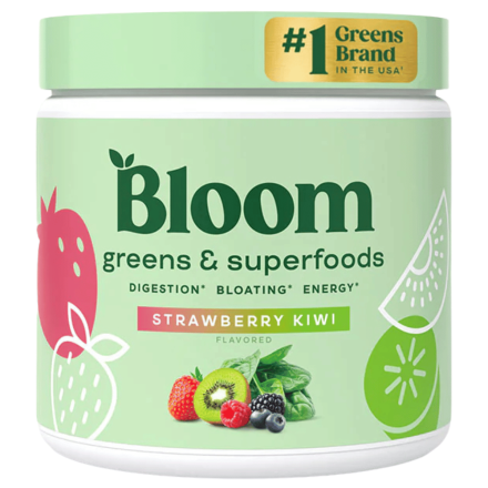 Bloom Nutrition Greens & Superfoods Strawberry Kiwi Front