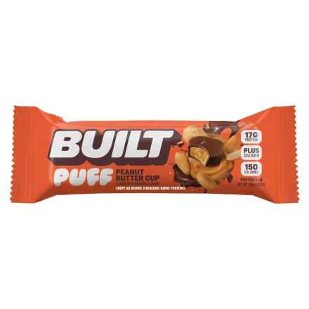 Built Bar Puffs Protein Bar Peanut Butter Cup Front