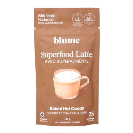 Blume Superfood Latte Reishi Hot Cacao with Reishi Mushroom Canada Front