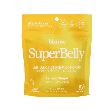 Blume Zero Sugar Hydration Powder SuperBelly Lemon Ginger, 15 Pack