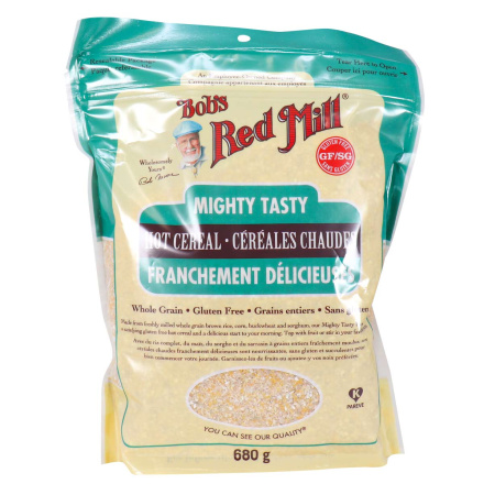 Front of Bob's Red Mill Gluten Free Mighty Tasty Hot Cereal, 680g
