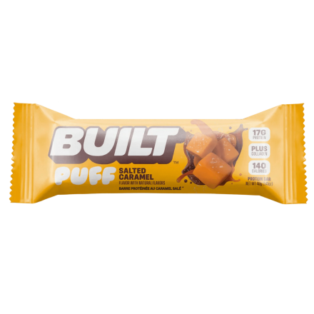 Built Bar Puffs Protein Bar Salted Caramel, 40g