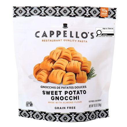 Cappello's Gluten-Free Almond Flour Pasta Sweet Potato Gnocchi, 298g