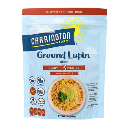 Carrington Farms Ready-in-3-Minutes Ground Lupin Bean Spanish Style, 198g