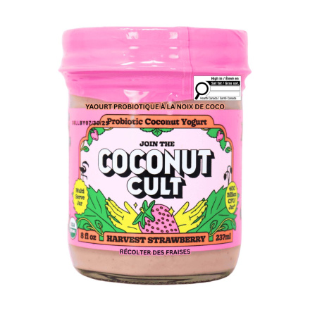 The Coconut Cult Probiotic Coconut Yogurt Harvest Strawberry, 237mL