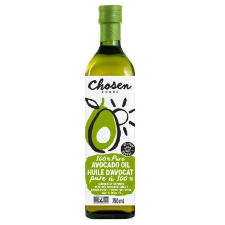 Front of Chosen Foods 100% Pure Avocado Oil