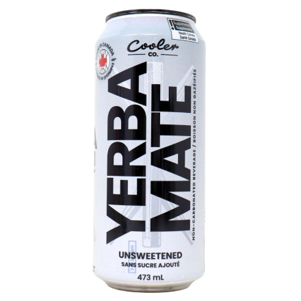 Cooler Co. Yerba Mate Unsweetened Front of can