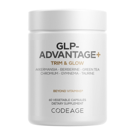 Codeage GLP-Advantage+ Trim & Glow, 60 Vegetable Capsules Front