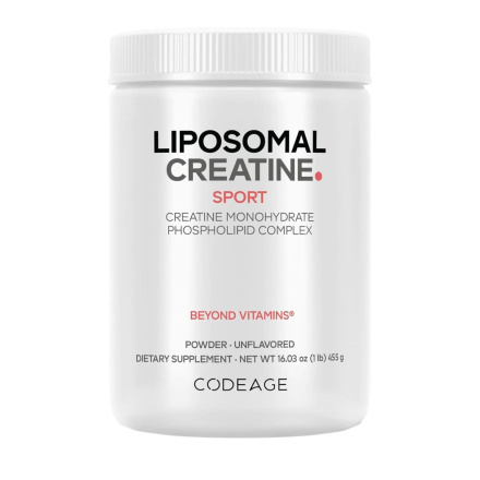 Codeage Liposomal Sport Creatine Monohydrate Phospholipid Complex Unflavoured Front