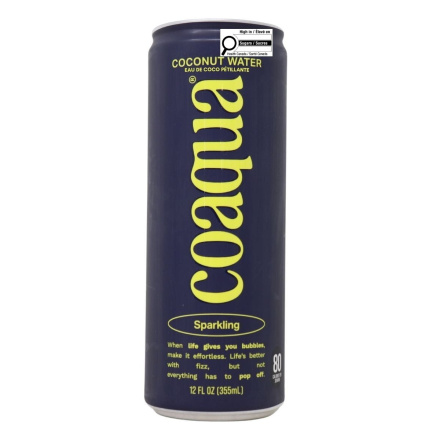 CoAqua Coconut Water Sparkling Front