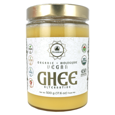 Front of Ecoideas Organic Vegan Ghee Alternative