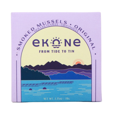 Ekone Tinned Seafood Smoked Mussels Original Canada Front