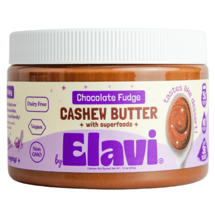 Elavi Dessert Cashew Butter With Superfoods Chocolate Fudge Front