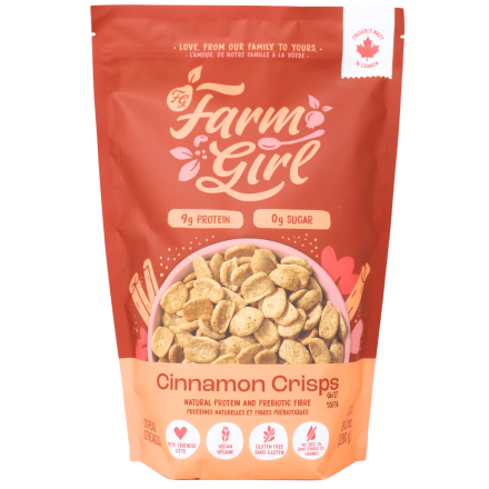 Farm Girl Sugar-Free Cereal Cinnamon Crisps front