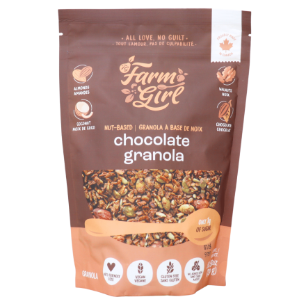 Farm Girl Grain-Free Granola Chocolate Front