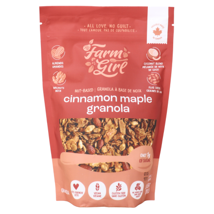 Farm Girl Grain-Free Granola Cinnamon Maple Front