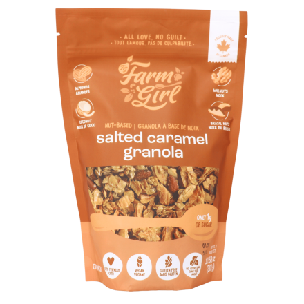 Farm Girl Grain-Free Granola Salted Caramel Front