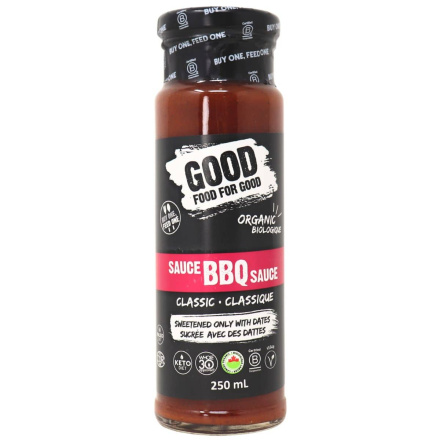 Front of Good Food For Good Paleo BBQ Sauce Canada Front