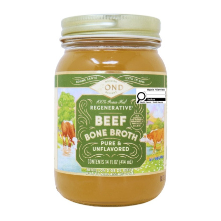 Fond Grass-Fed Beef Bone Broth Pure & Unflavoured Canada Front