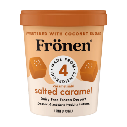 Frönen Dairy-Free Ice Cream Salted Caramel, 473mL