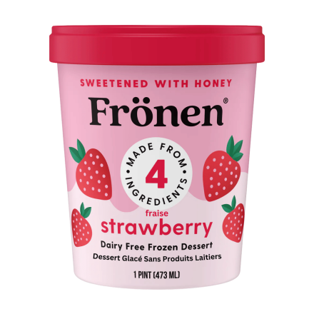 Frönen Dairy-Free Ice Cream Strawberry, 473mL