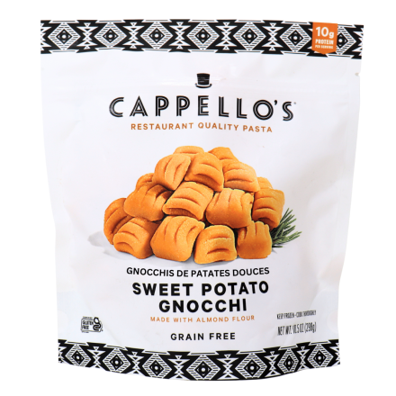 Cappello's Gluten-Free Almond Flour Pasta Sweet Potato Gnocchi, 298g