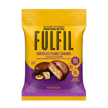 Fulfil Protein Bites Chocolate Peanut Caramel Canada Front