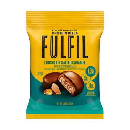 Fulfil Protein Bites Chocolate Salted Caramel Canada Front