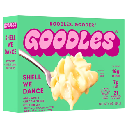 Goodles Noodles High-Protein Mac & Cheese Shell We Dance, 255g