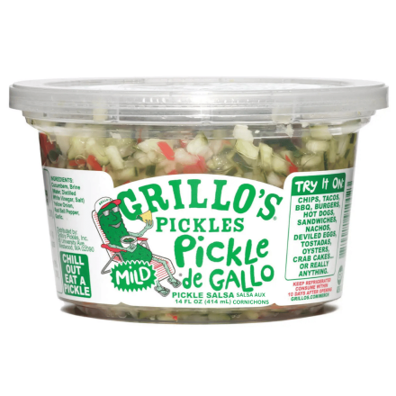 Grillo’s Pickles Pickle Salsa De Gallo front