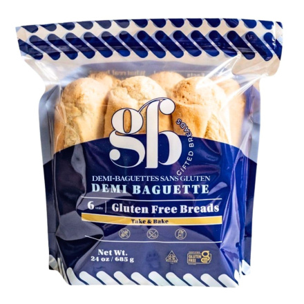 Gifted Breads Gluten-Free Demi Baguettes Canada Front