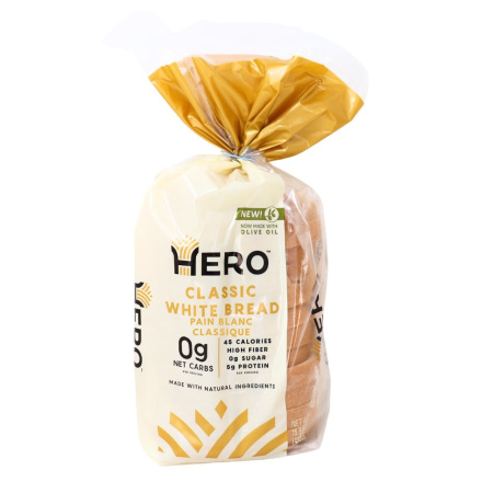 Hero Low-Carb Sliced Bread White Front