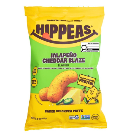 Hippeas Chickpea Puff Jalapeño Cheddar Blaze Front