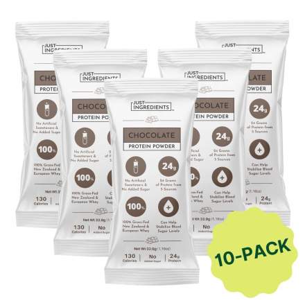 Just Ingredients Protein Powder Stick Chocolate Front