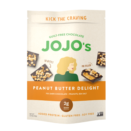 Jojo's Guilt-Free Chocolate Bites Peanut Butter Delight, 110g