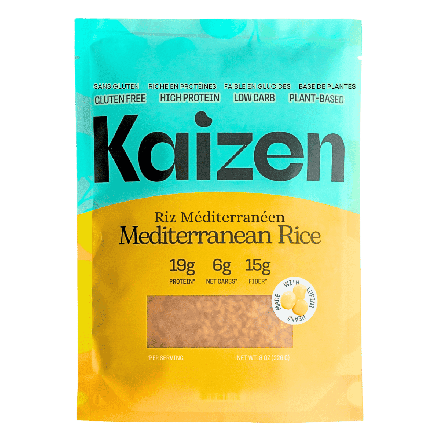 Kaizen High Protein Low Carb Rice Mediterranean, 226g - Low Carb Rice Arternatives Keto-friendly
