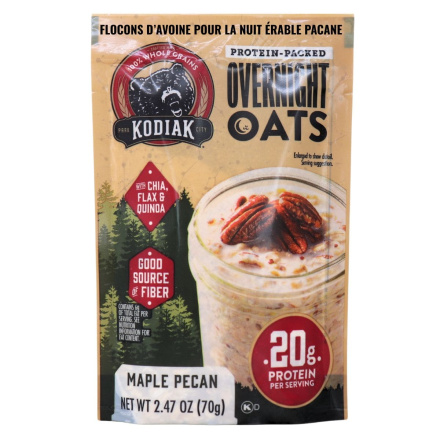 Kodiak Protein-Packed Overnight Oats Maple Pecan Canada Front