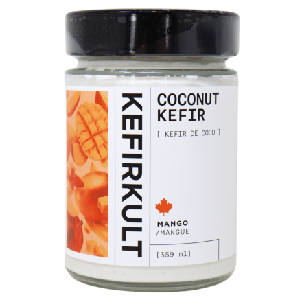 Kefirkult Coconut Kefir Yogurt Mango front