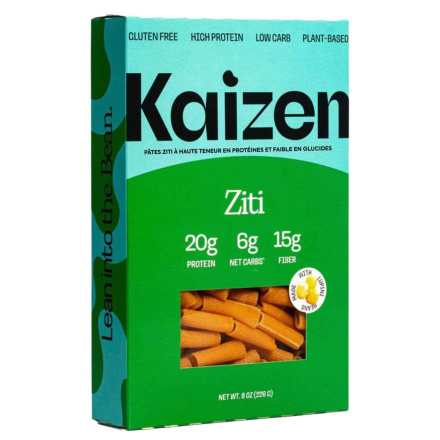 Front of Kaizen High Protein Low Carb Lupin Pasta Ziti