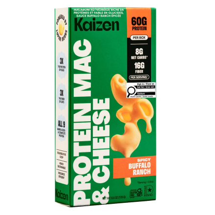 Kaizen High Protein Low Carb Mac & Cheese Spicy Buffalo Ranch Front of box