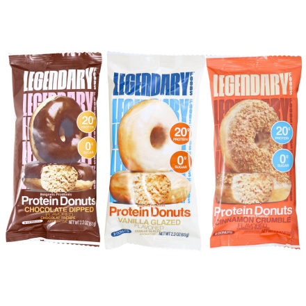 Legendary Foods Protein Donuts Variety 3-Pack Canada Front