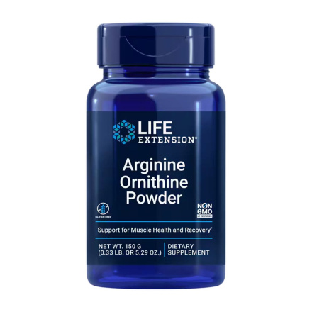 Life Extension Arginine Ornithine Powder Front