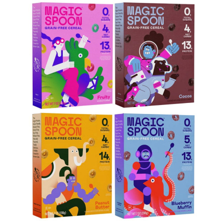 Magic Spoon Cereal Variety 4-Pack