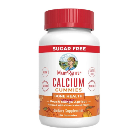 Mary Ruth's Calcium Gummies for Bone Health, 60 Gummies Front